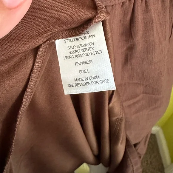 NWT Trixxi Los Angeles Brown Maxi Dress - Picture 6 of 6